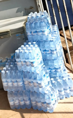 1000 cartoons of mineral water